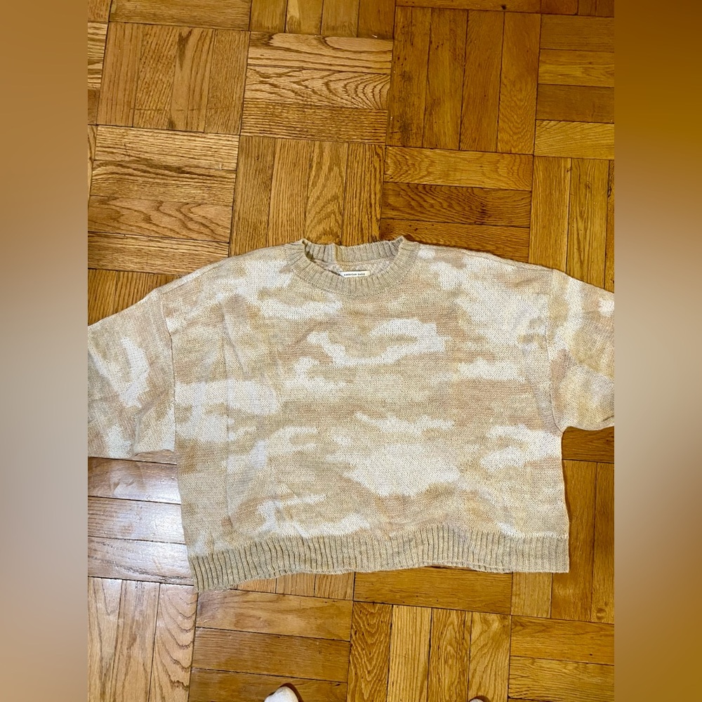American Eagle camouflage sweater